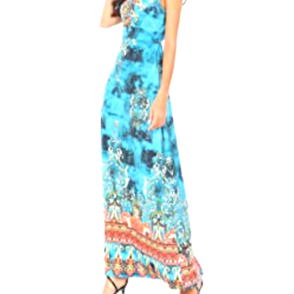 Maxi Dress with mid sleeves